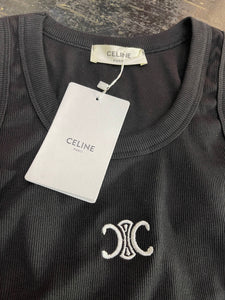 Tank top Celine negra