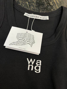 Tank top Alexander Wang negra