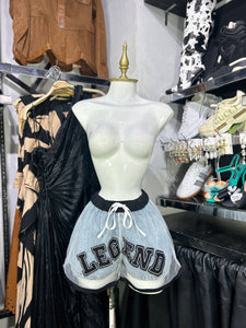 Short tipo boxeador mezclilla con mesh y filos negros