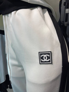 Pants Chanel blanco oversized