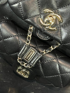 Bolsa Chanel mochila piel capitonada